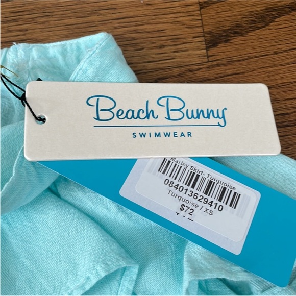 Blue Ruffle Mini Skirt - Picture 5 of 5